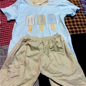 Boys popsicle outfit